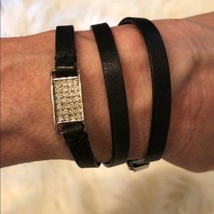 MICHAEL KORS Leather Wrap Bracelet
